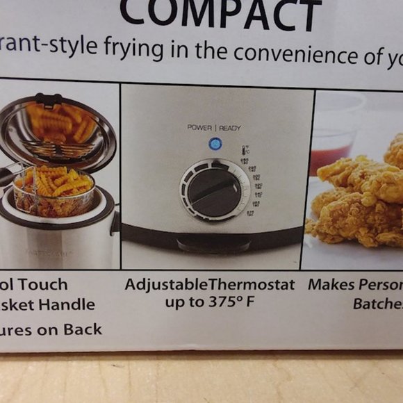 Farberware 1.5 Liter Deep Fryer. Condition is "New - Picture 3 of 4